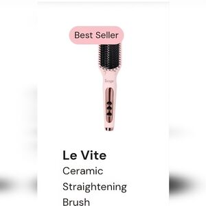 Lange Pink Hair Straightening Brush